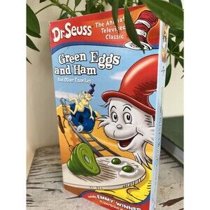 Vintage 2003 Dr. Seuss Green Eggs And Ham VHS Tape / Retro / Classic Learning